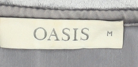 Womens UK Size M Oasis Grey Basic T-Shirt