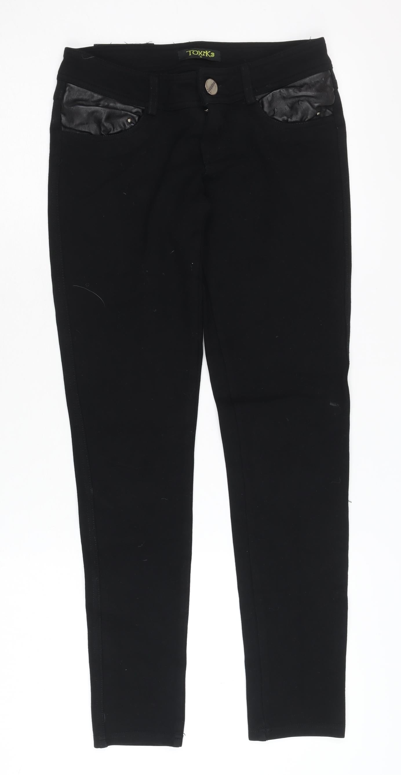 TOXIc3 Women's Black Jegging, S, Stretch Skinny Fit