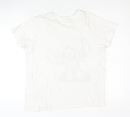 Womens UK Size S Disney White  T-Shirt