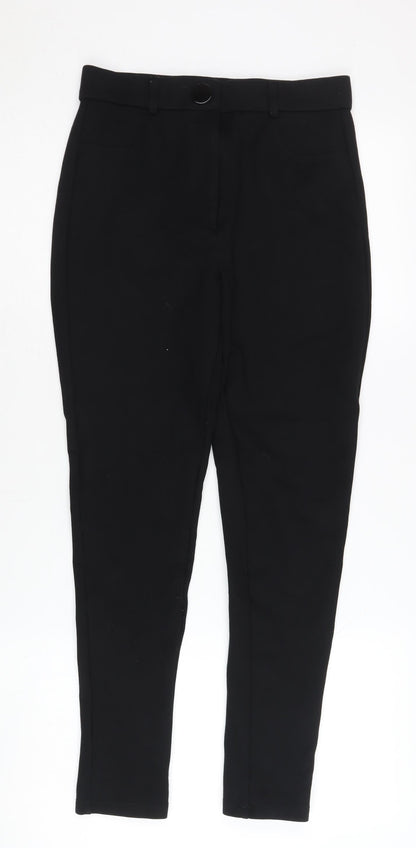 Womens UK Size M Zara   Black Trousers