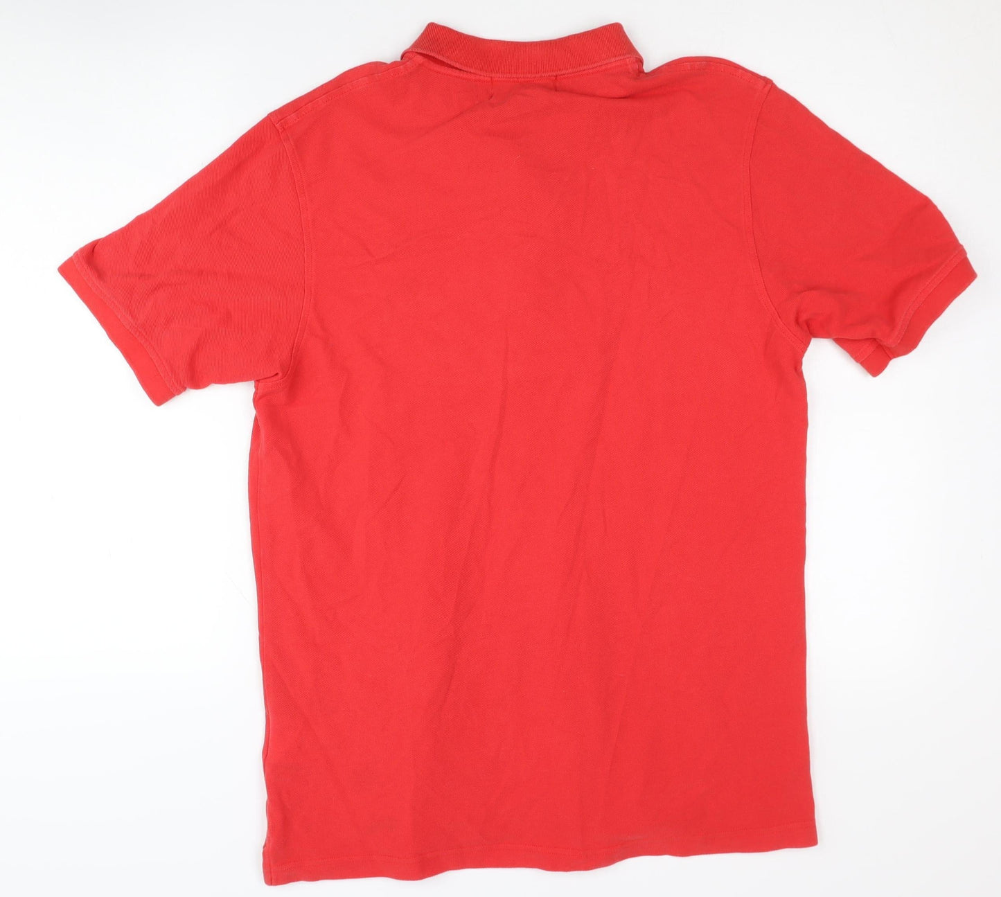 Lyle & Scott Men's Red Polo Shirt - Size L, Logo Accent