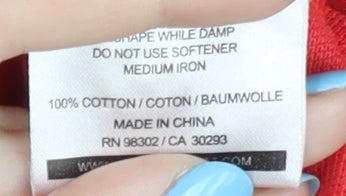 Lyle & Scott Men's Red Polo Shirt - Size L, Logo Accent