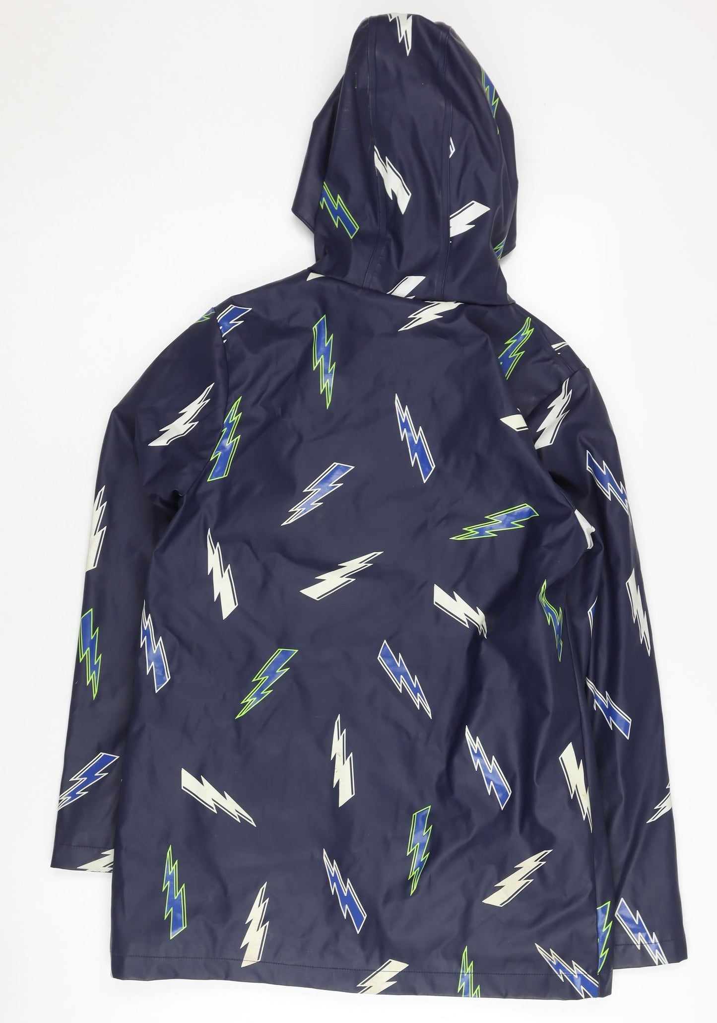 Jonas Boys Blue Lightning Rain Coat Jacket 12 Years