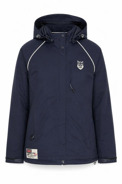 Womens UK Size 12 Crew Clothing Co. Blue Parka Coat