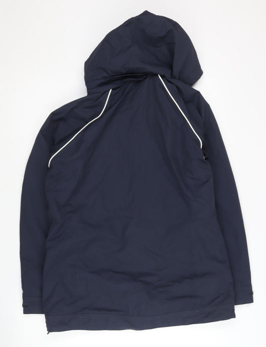 Crew Clothing Co. Women's Blue Parka Jacket Size 12