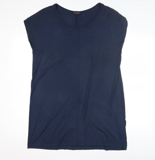 James Lakeland Women's Blue Sleeveless T-Shirt, Size 16