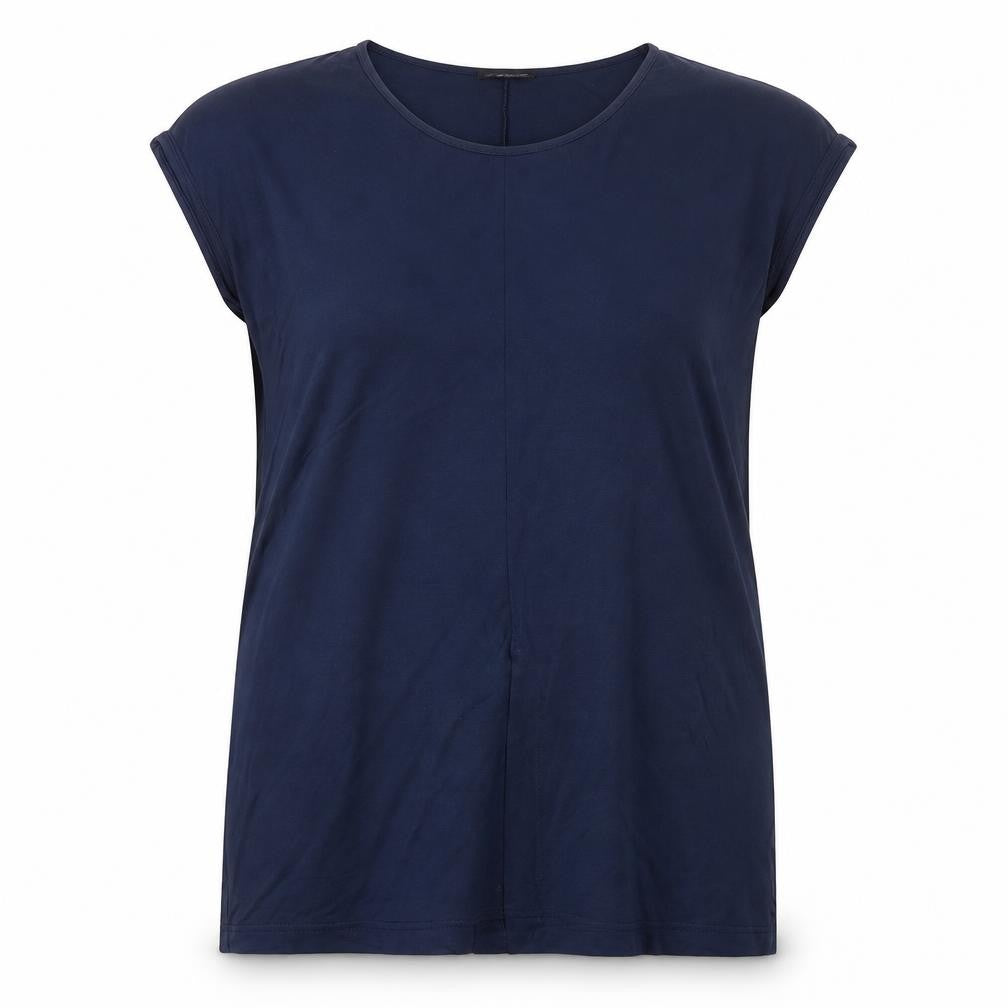 James Lakeland Women's Blue Sleeveless T-Shirt, Size 16