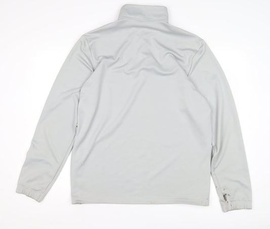 Mens UK Size L adidas Grey Full Zip Sweatshirt