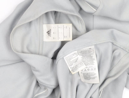 Mens UK Size L adidas Grey Full Zip Sweatshirt