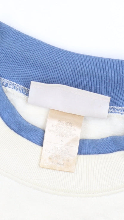 M & C Sportswear Unisex Ivory XL Pullover Sweatshirt