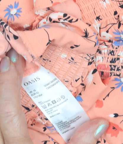 Womens UK Size 16 Oasis Multicoloured  Blouse
