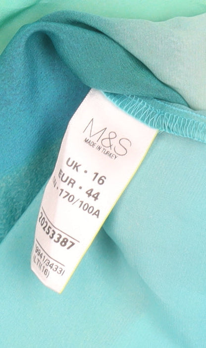 Womens UK Size 16 Marks and Spencer Multicoloured  Blouse