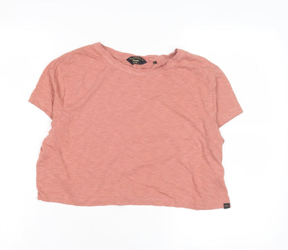 Womens UK Size L Superdry Pink  T-Shirt