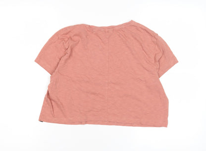 Womens UK Size L Superdry Pink  T-Shirt