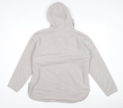 H&M Grey Unisex Pullover Hoodie, Size 42, Regular Fit