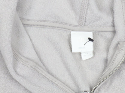 H&M Grey Unisex Pullover Hoodie, Size 42, Regular Fit