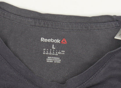 Unisex Adults UK Size L Reebok Black Basic T-Shirt