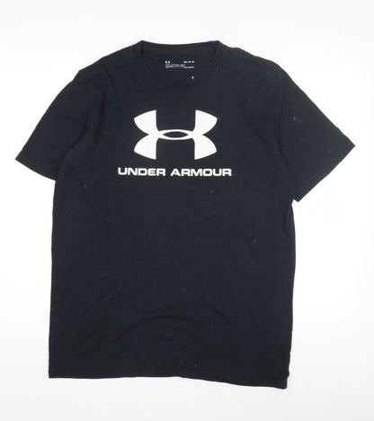 Under Armour Men's Black Relaxed T-Shirt M Lightweight