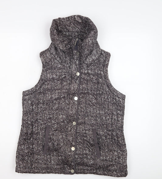 Klass Women's Grey Puffer Waistcoat Size 16 Casual
