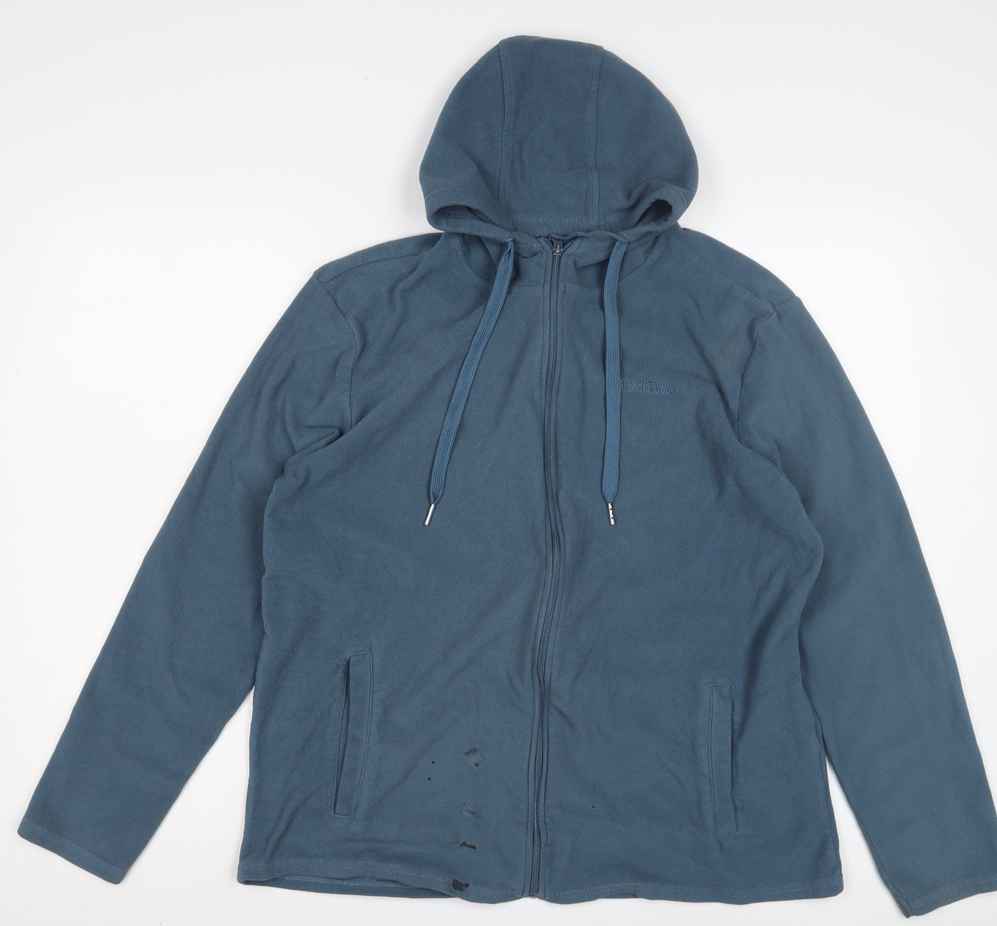Mens UK Size L Mountain Warehouse Blue Full Zip Hoodie