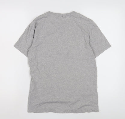 Adidas Boys Grey Graphic T-Shirt - 13-14 Years