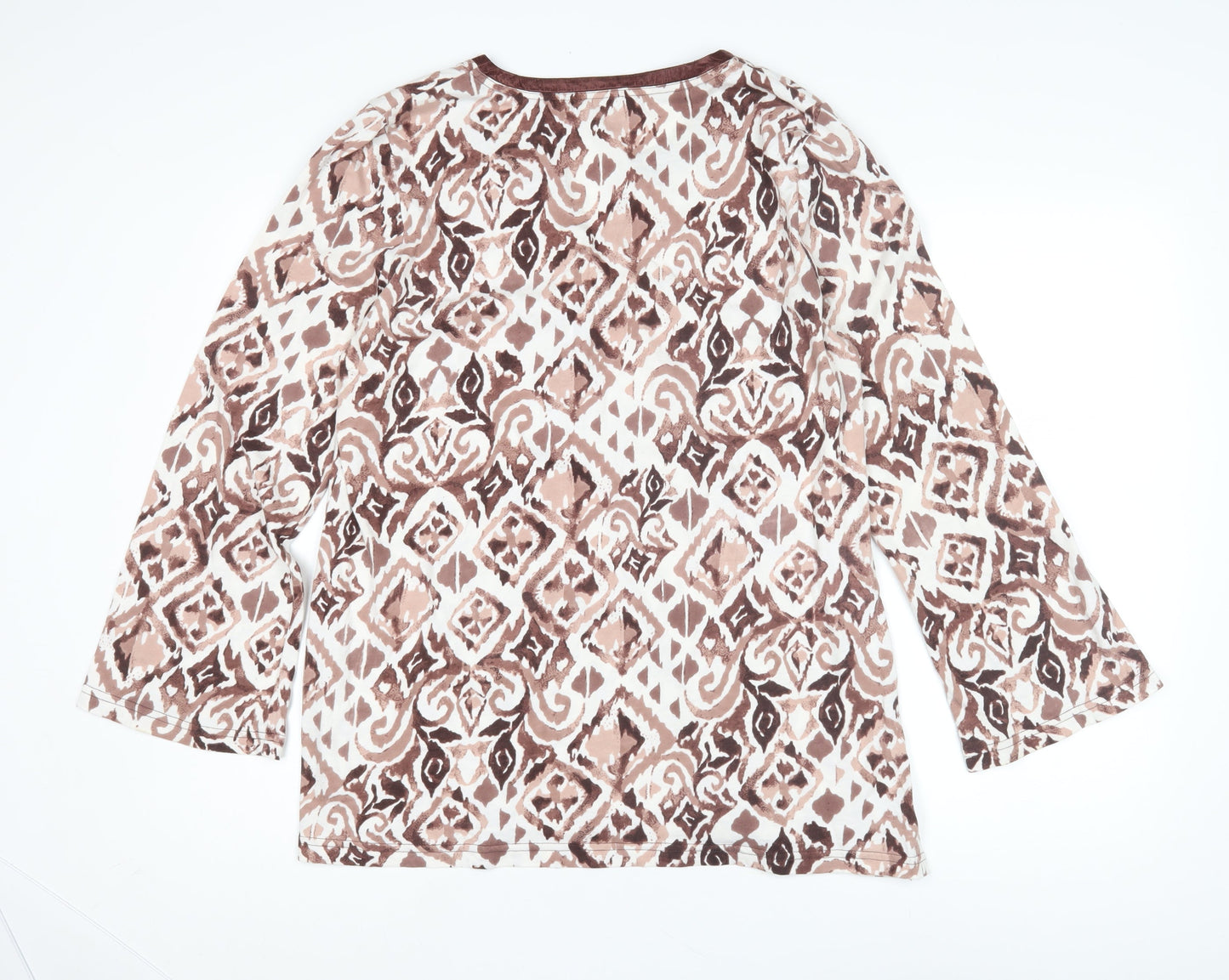 Womens UK Size L Artscapes Brown  Blouse