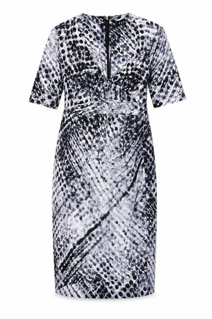 DKNY Women's Black Polka Dot Dress Size 2