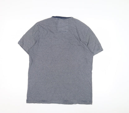 Mens UK Size M Crew Clothing Co. Blue  T-Shirt