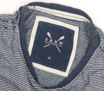 Mens UK Size M Crew Clothing Co. Blue  T-Shirt
