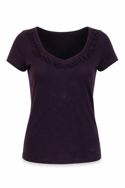 Womens UK Size 10 RJR John Rocha Purple Basic T-Shirt