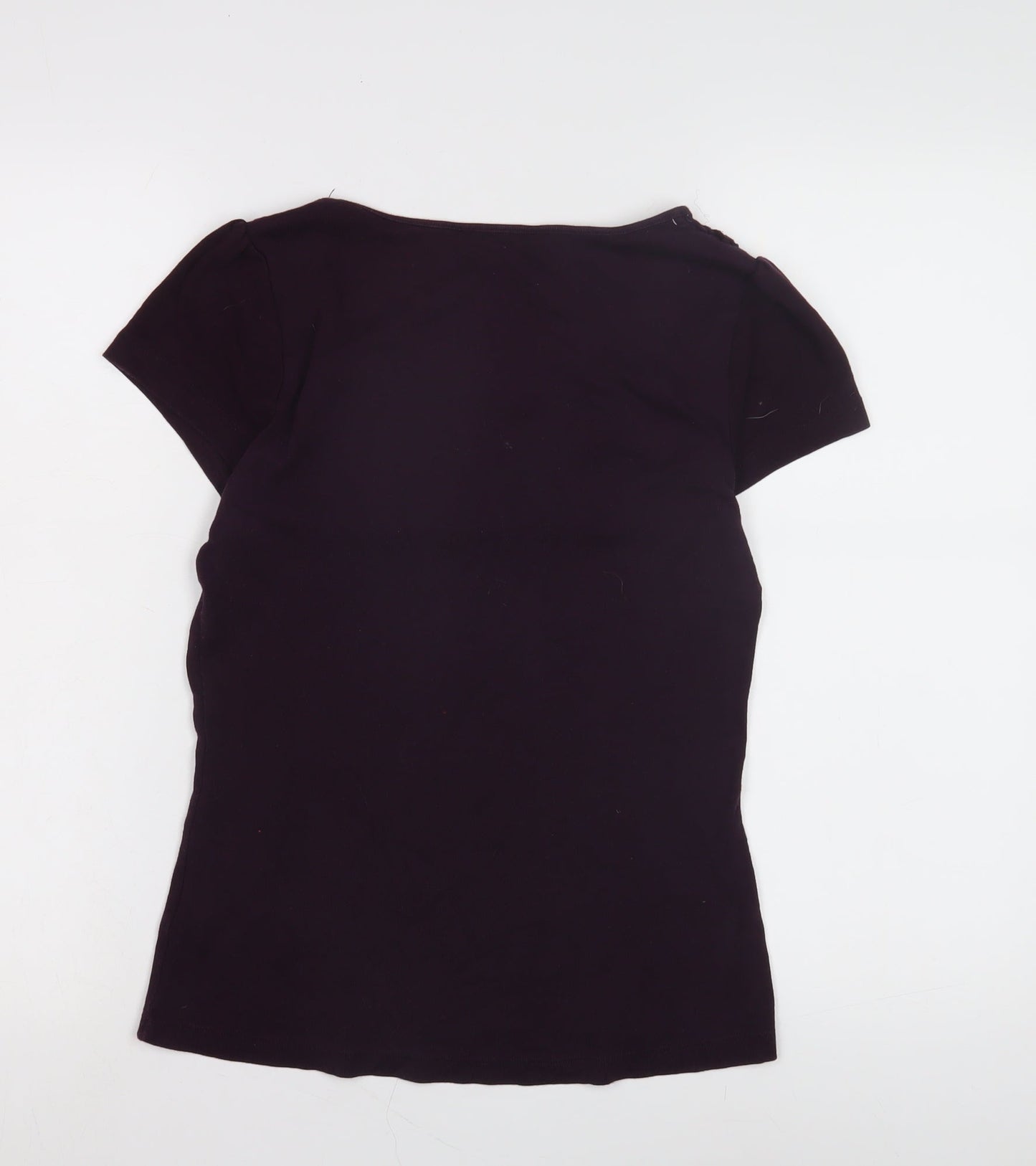 Womens UK Size 10 RJR John Rocha Purple Basic T-Shirt