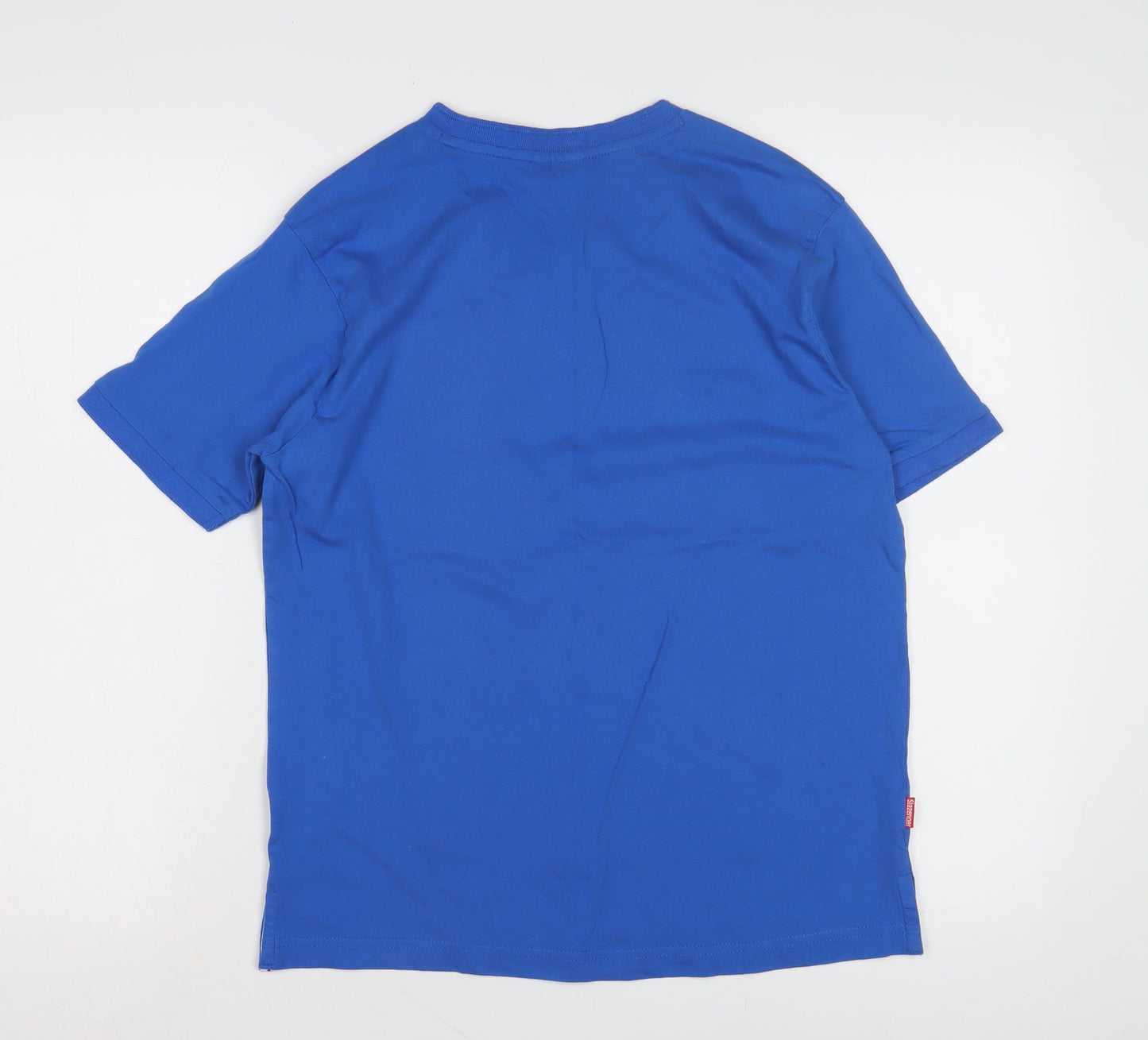 Slazenger Boys Blue Cotton T-Shirt V-Neck 13 Years