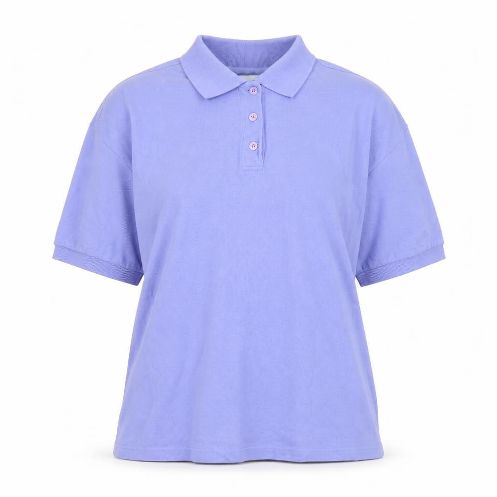 Unisex Adults UK Size M Damart Purple Basic Polo
