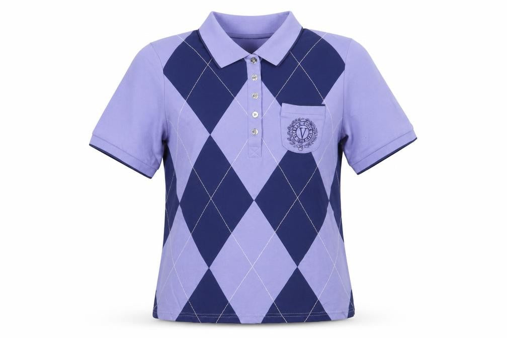 Womens UK Size L Viyella Blue  Polo