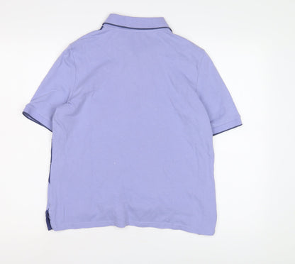 Womens UK Size L Viyella Blue  Polo