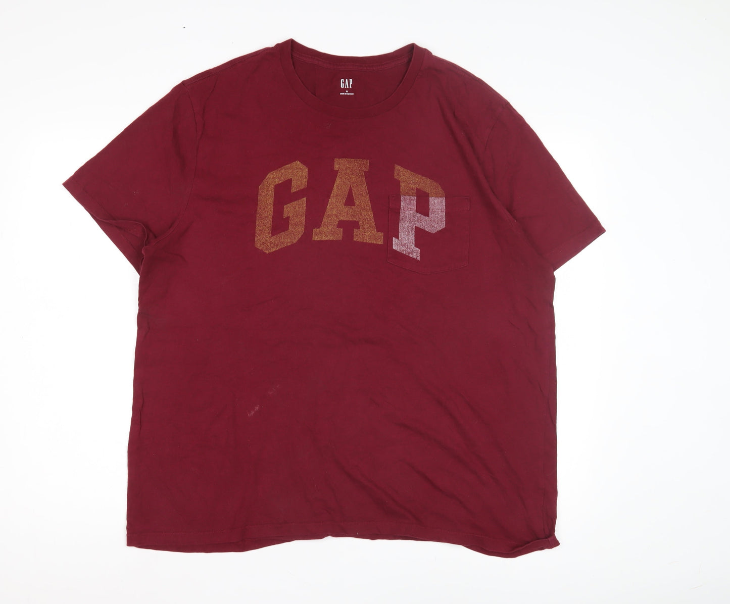 Mens UK Size XL Gap Red  T-Shirt