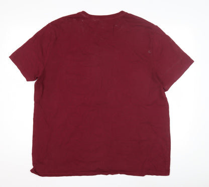 Mens UK Size XL Gap Red  T-Shirt