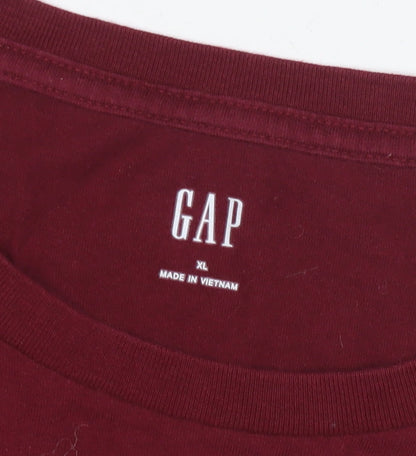 Mens UK Size XL Gap Red  T-Shirt