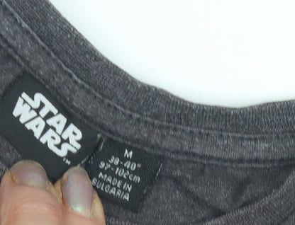 Star Wars Men's Grey Medium T-Shirt - Graphic Print