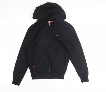 Slazenger Boys Black Full Zip Hoodie 7-8 Years