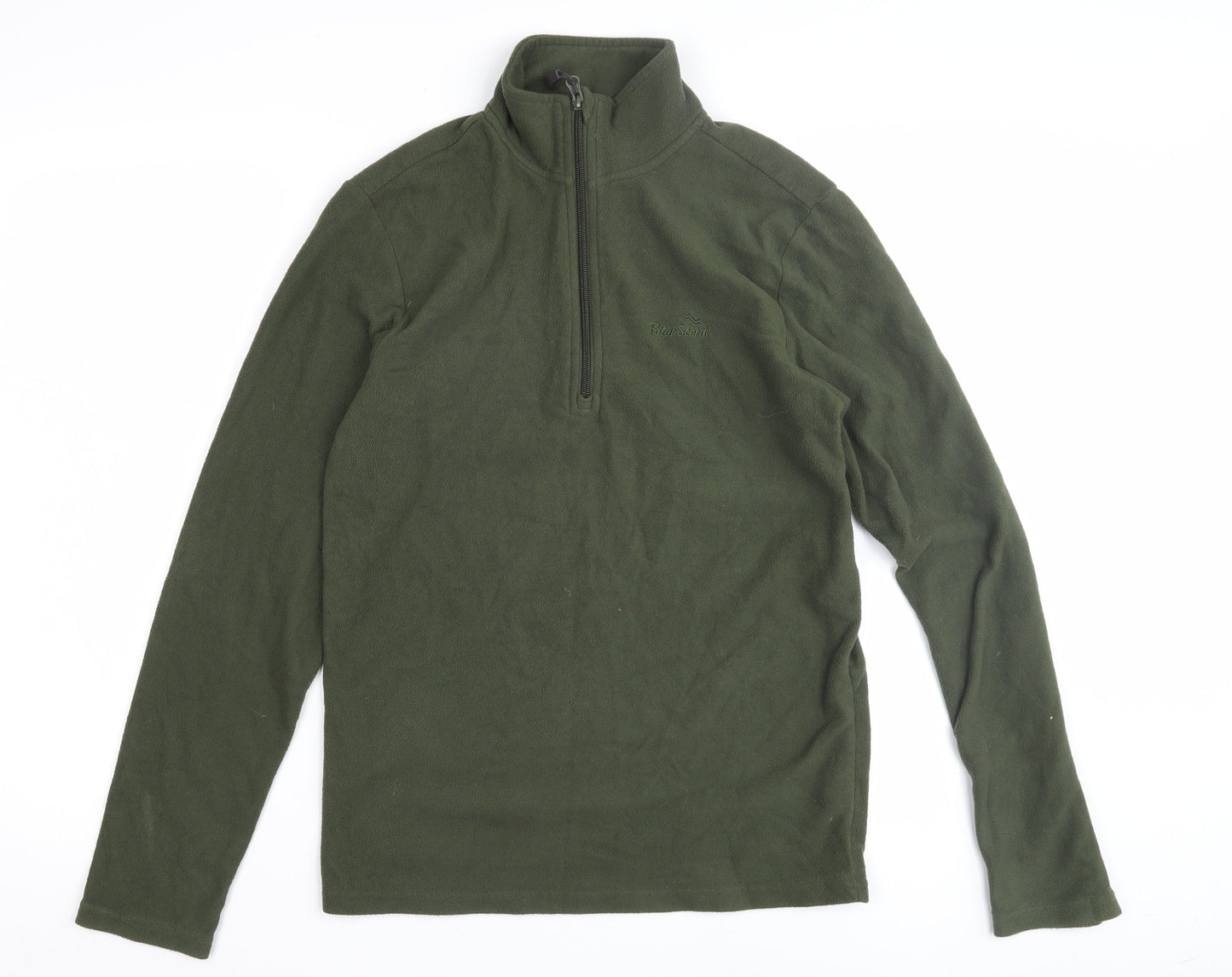 Mens UK Size XS Peter Storm Green 1/4 Zip Sweatshirt