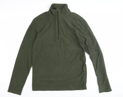 Mens UK Size XS Peter Storm Green 1/4 Zip Sweatshirt