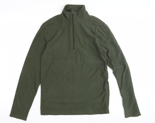 Mens UK Size XS Peter Storm Green 1/4 Zip Sweatshirt