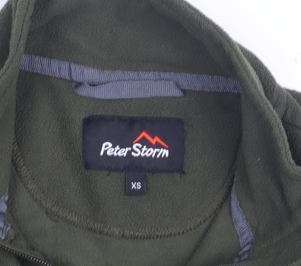 Mens UK Size XS Peter Storm Green 1/4 Zip Sweatshirt