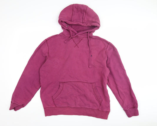 Mens UK Size M Crew Clothing Company Red Pullover Hoodie