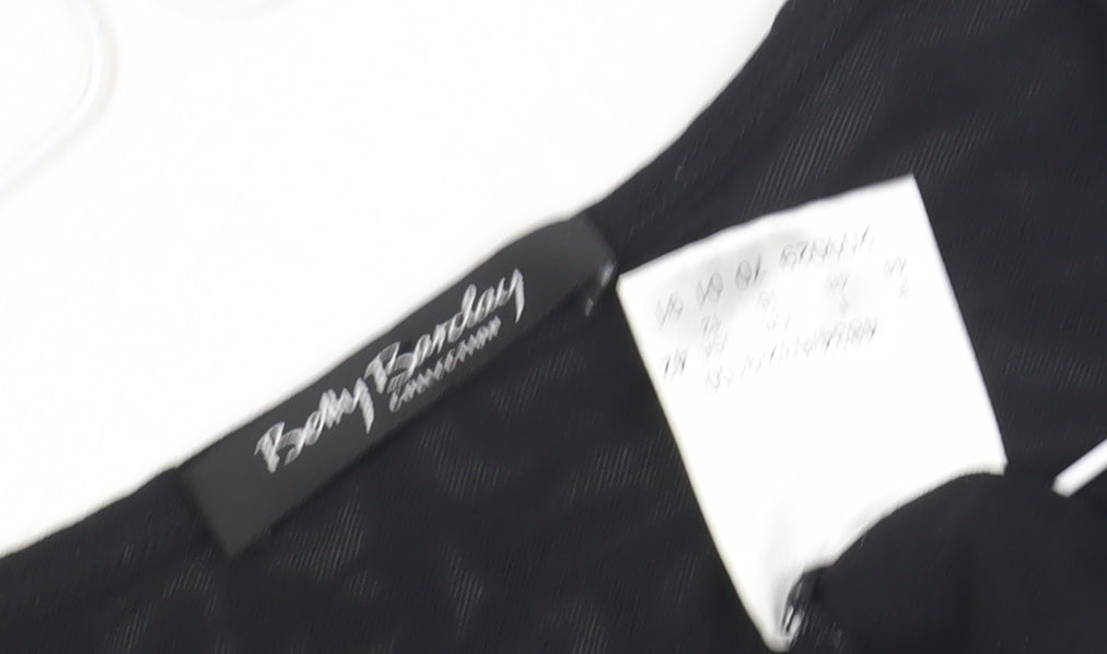 Betty Barclay Women's Black Animal Print T-Shirt Size 16