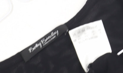 Betty Barclay Women's Black Animal Print T-Shirt Size 16