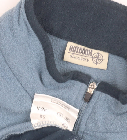 Outdoor Discovery Men's Blue Fleece Sweatshirt, S, Good