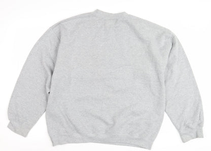 Emma Warren Unisex Grey XL Graphic Sweatshirt