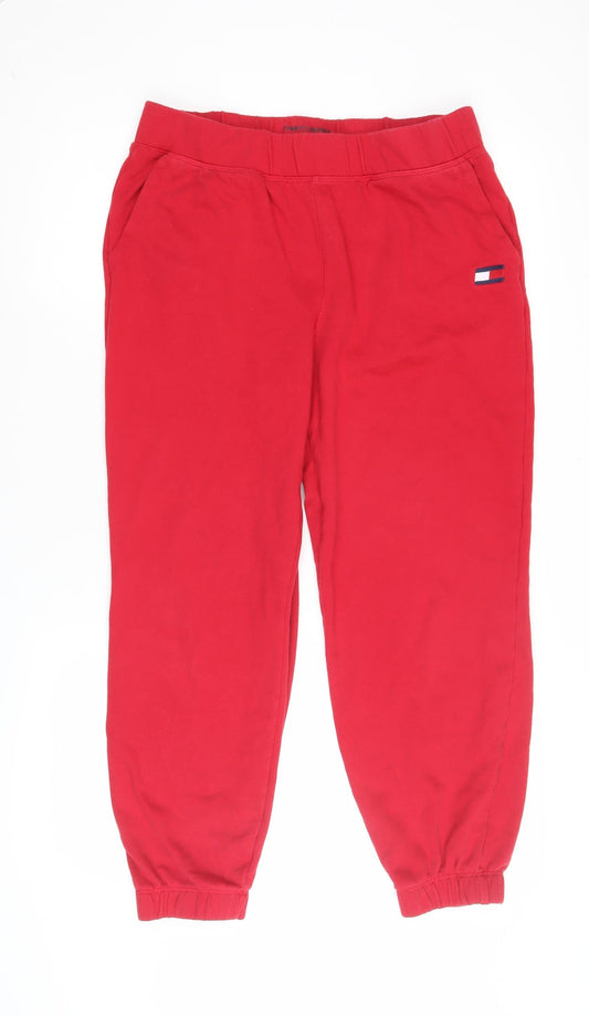 Tommy Hilfiger Red Jogger Trousers Women's L